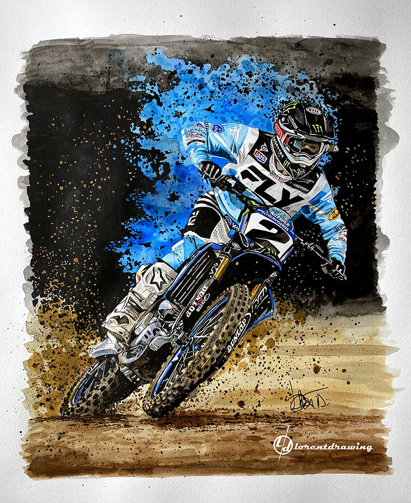 KING OF PARIS 2024 - Copper Webb - Peinture dédicacée