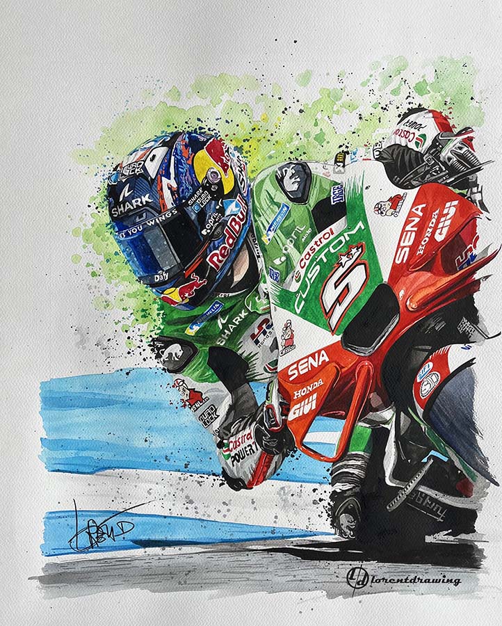 MOTOGP Johann Zarco "Dédicacée"
