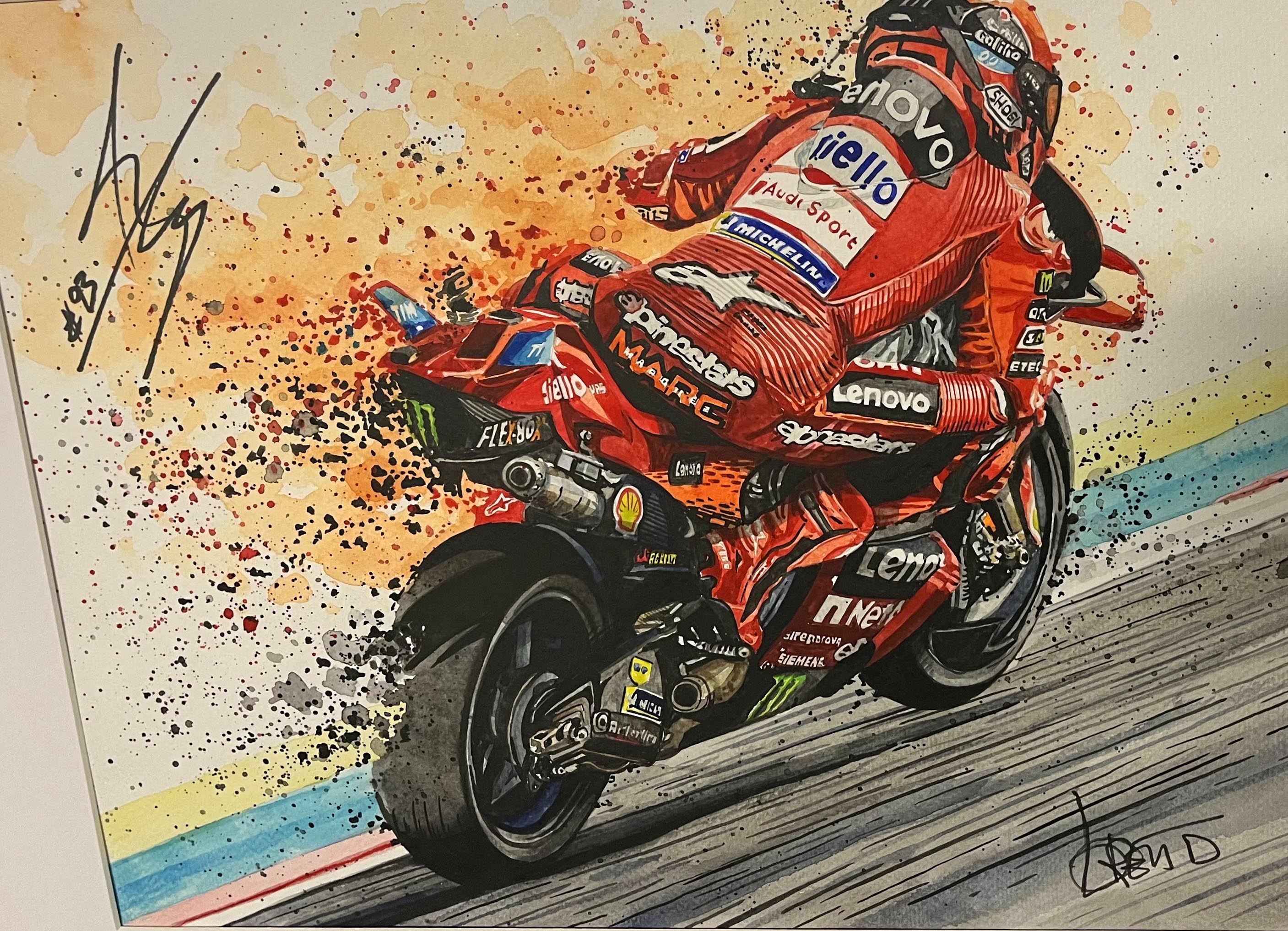MOTOGP Marc Marquez "Dédicacée"