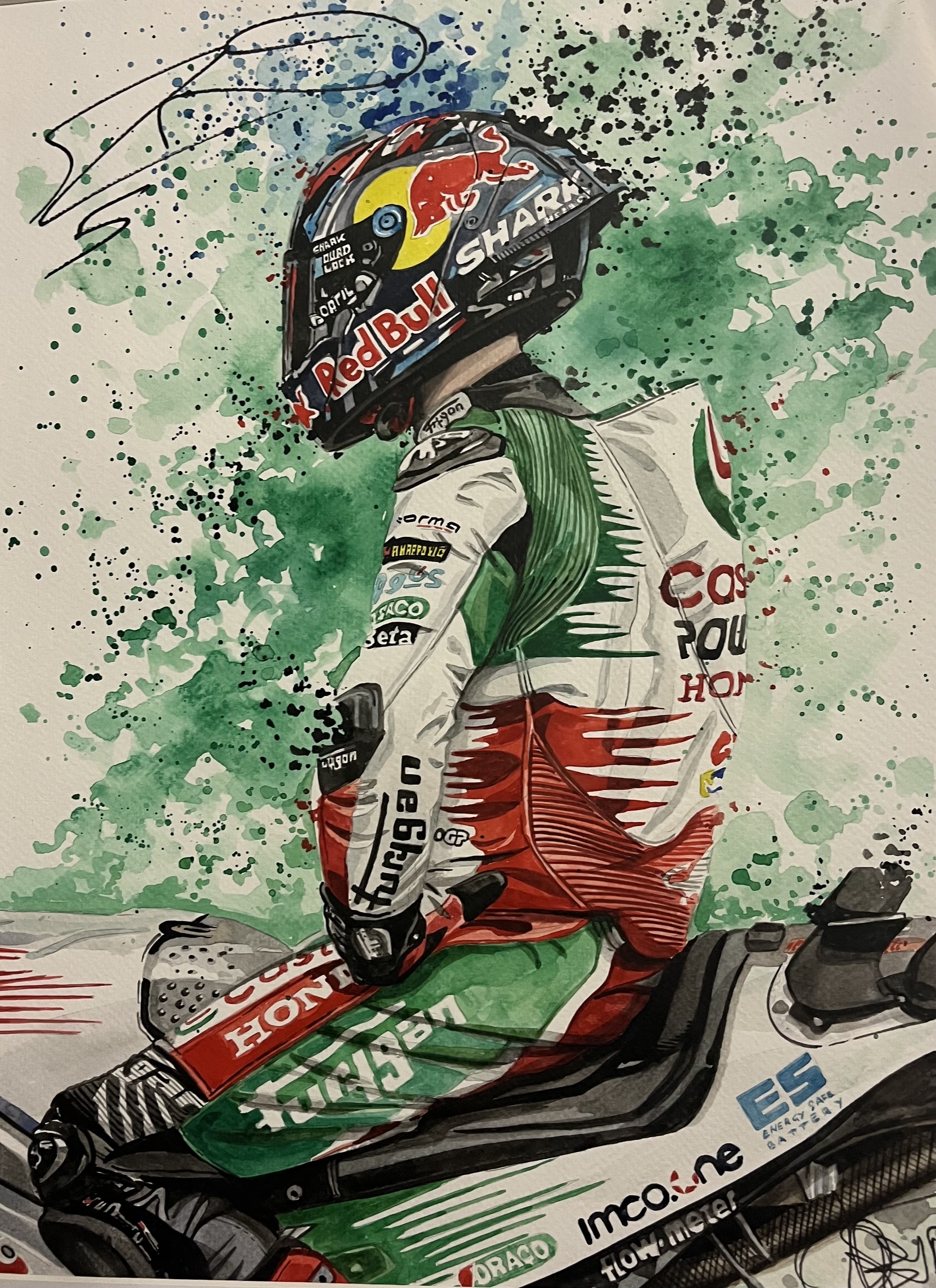 MOTOGP Johann Zarco "Dédicacée"