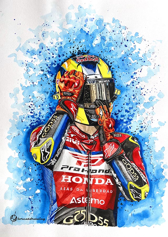 MOTOGP 2026 Diego Moreira "Dédicacée"
