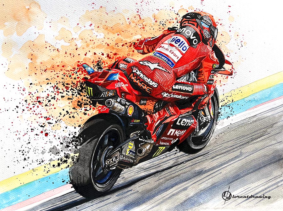 MOTOGP Marc Marquez "Dédicacée"